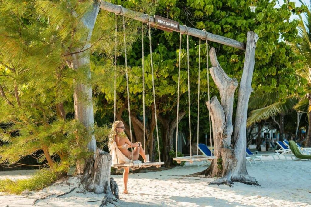 Zanzibar, Swing on the beach, Escape Safari Co